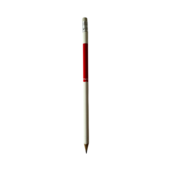 Lápis com borracha - Branco - Image 2